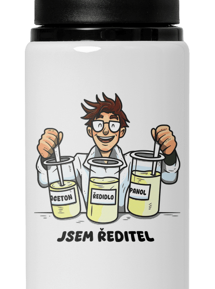 Jsem ředitel lahev na vodu White