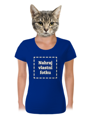Vlastní potisk dámské tričko Royal Blue Mal