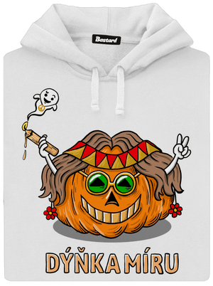 Dýňka míru dámská mikina klokanka White