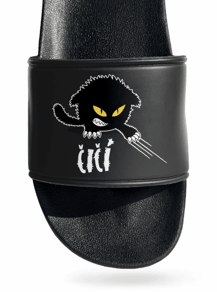 Čičina pantofle Black