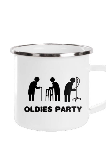 Oldies party plecháček White