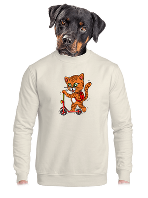 unisex mikina bez kapuce