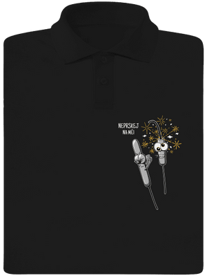 Neprskej na mě pánská polokošile Black