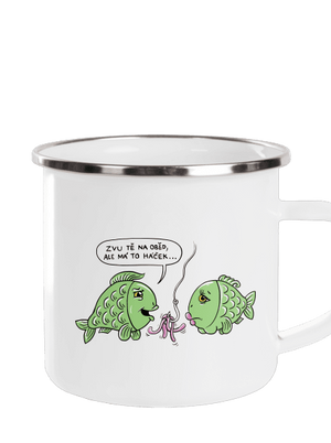 Háček plecháček White