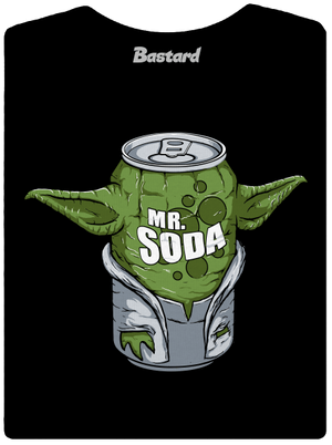 Mr. Soda dámské tričko s lemem Black