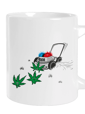 Ganja krize velký hrnek White