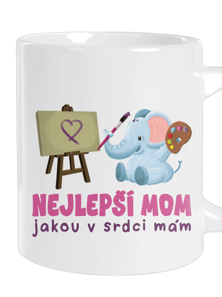 Nejlepší mom velký hrnek White
