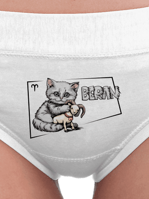Kočičí horoskop: Beran dámské kalhotky White