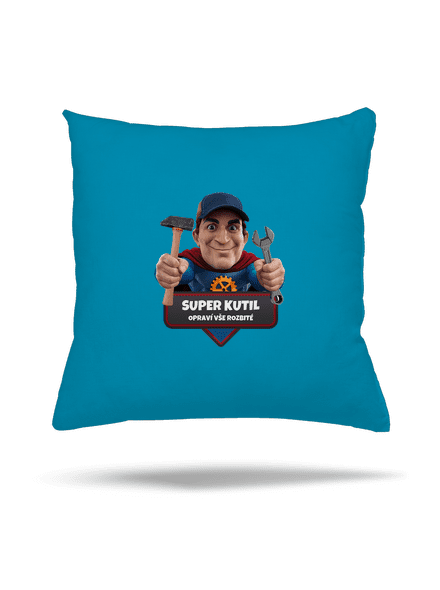 Super táta polštář Blue Turquoise