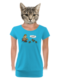 dámské tričko s lemem