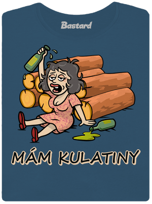 Mám kulatiny dámské tričko premium Petrol Blue