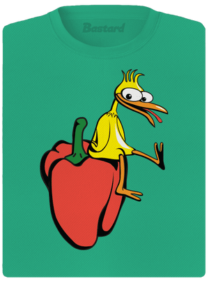 Kuře na paprice dámské sportovní tričko Mint Mal