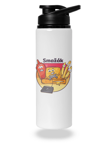 Smažák lahev na vodu White