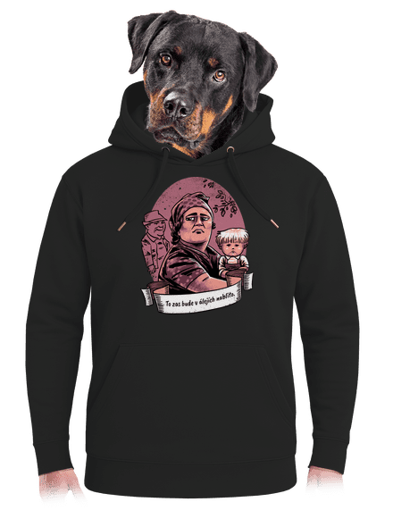 B14: Slavnosti sněženek unisex mikina premium Dark Black