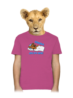 Dneska jdu po spa dětské tričko Fuchsia