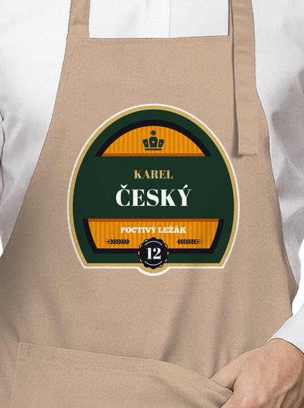 Pivní etiketa zástěra Rope