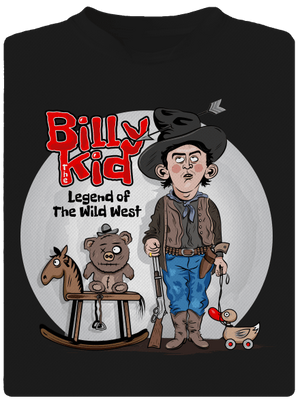 Billy The Kid dětské sportovní tričko Black