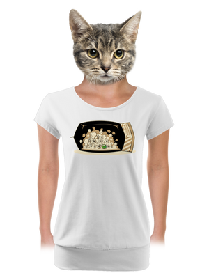 dámské tričko s lemem