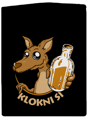 Klokni si dámská mikina na zip Black