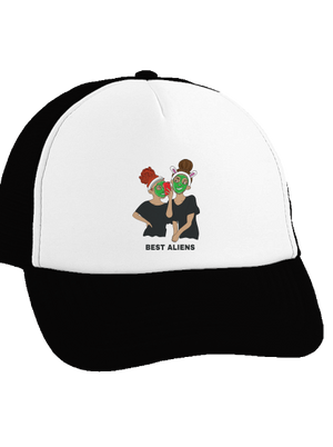 Best aliens kšiltovka truckerka Black cap
