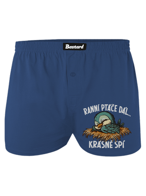 Ranní ptáče spí pánské trenky Blue