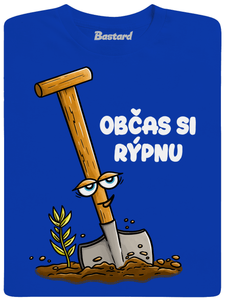 Občas si rýpnu pánské dlouhý rukáv Royal Blue