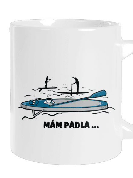 Mám padla velký hrnek White