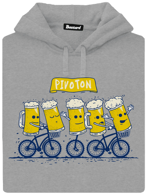 Pivoton pánská mikina klokanka Light Melange