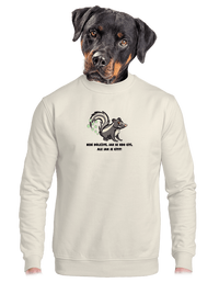 unisex mikina bez kapuce