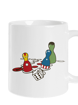 Superhrdino nezlob se klasický hrnek White