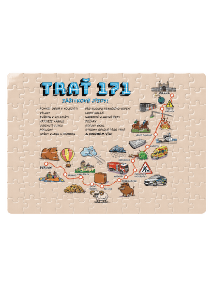 Trať 171 puzzle White