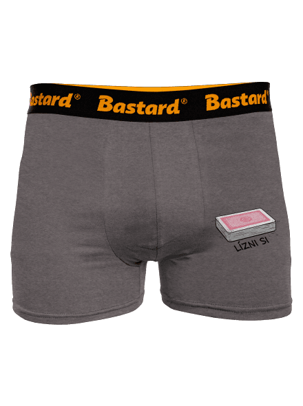 Lízni si boxerky Gray Melange