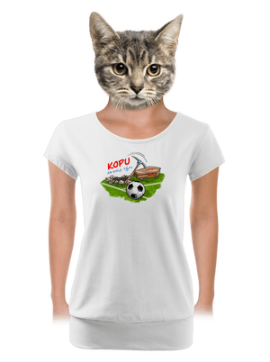 Kopu za svůj tým dámské tričko s lemem White