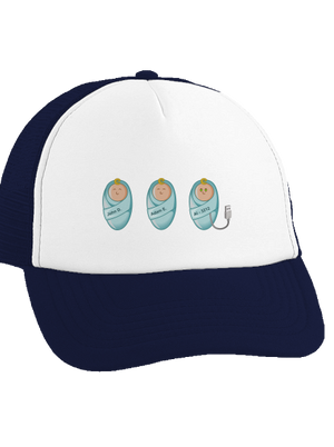 AI baby kšiltovka truckerka French Navy cap