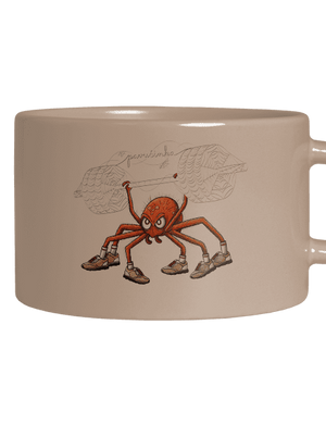 Pavučinka hrnek makronka Brown Macaron