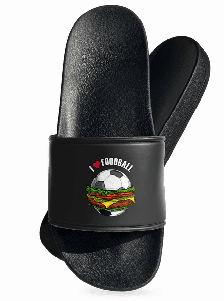 Foodball pantofle Black