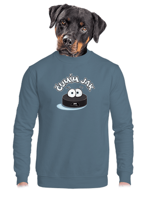 unisex mikina bez kapuce