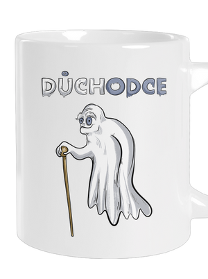 Duch důchodce velký hrnek White