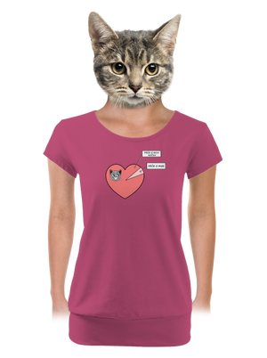 dámské tričko s lemem