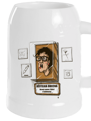 Učitelka obecná půllitr White