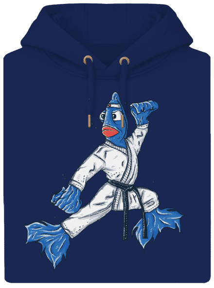 Bojovnice unisex mikina premium Navy