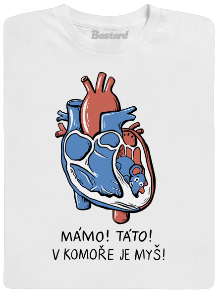 V komoře je myš pánské tričko White