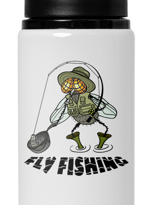 Fly fishing lahev na vodu White