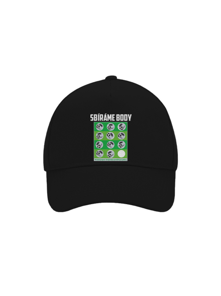 Sbíráme body - fotbal kšiltovka baseballka Black