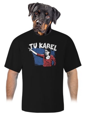 Tukabel unisex tričko oversized Black