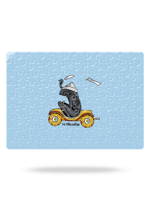 Vetřelníček puzzle White