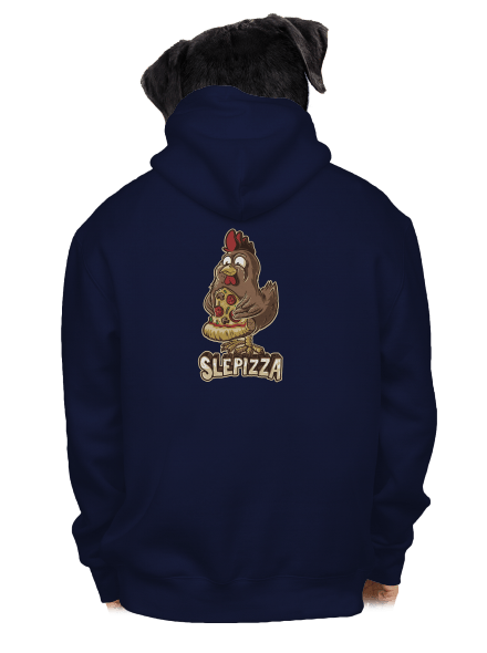Slepizza pánská mikina na zip Navy