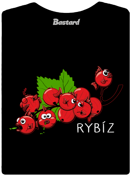 Rybíz dámské tričko premium Black