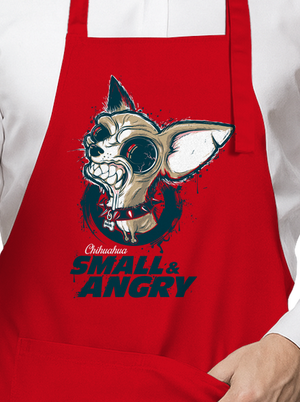 Čivava zástěra Red