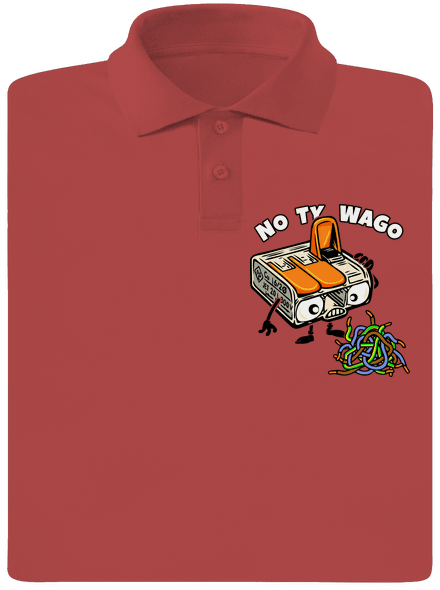 Wago svorka pánská polokošile Burgundy
